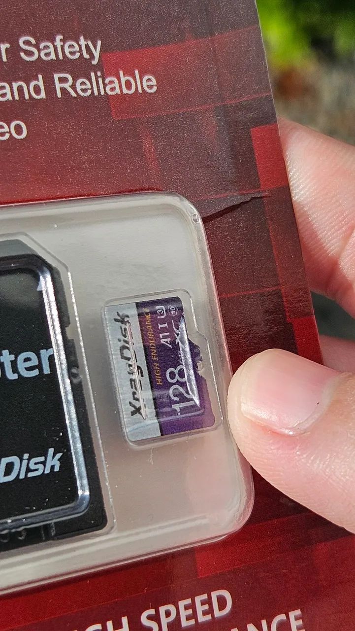 microsd top Xraydisk 128GB (Lacrado, p/ câmera sony, vigilância, smartphone, pendrive)
