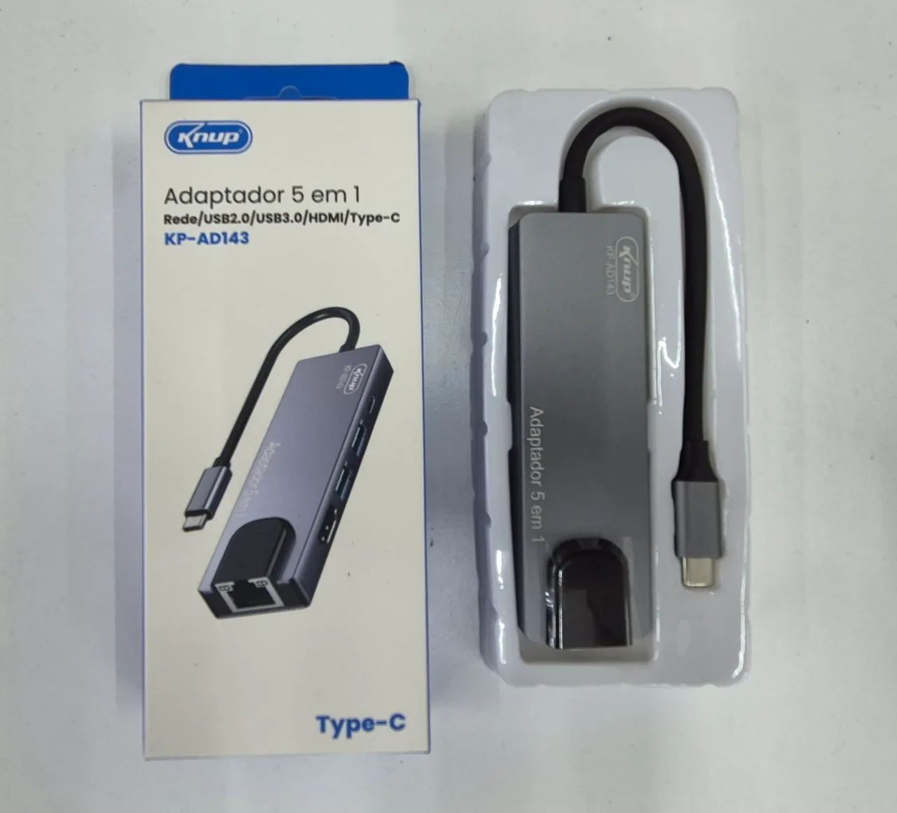 ADAPTADOR 5 EM 1 MHL TYPE-C REF.: KP-AD143