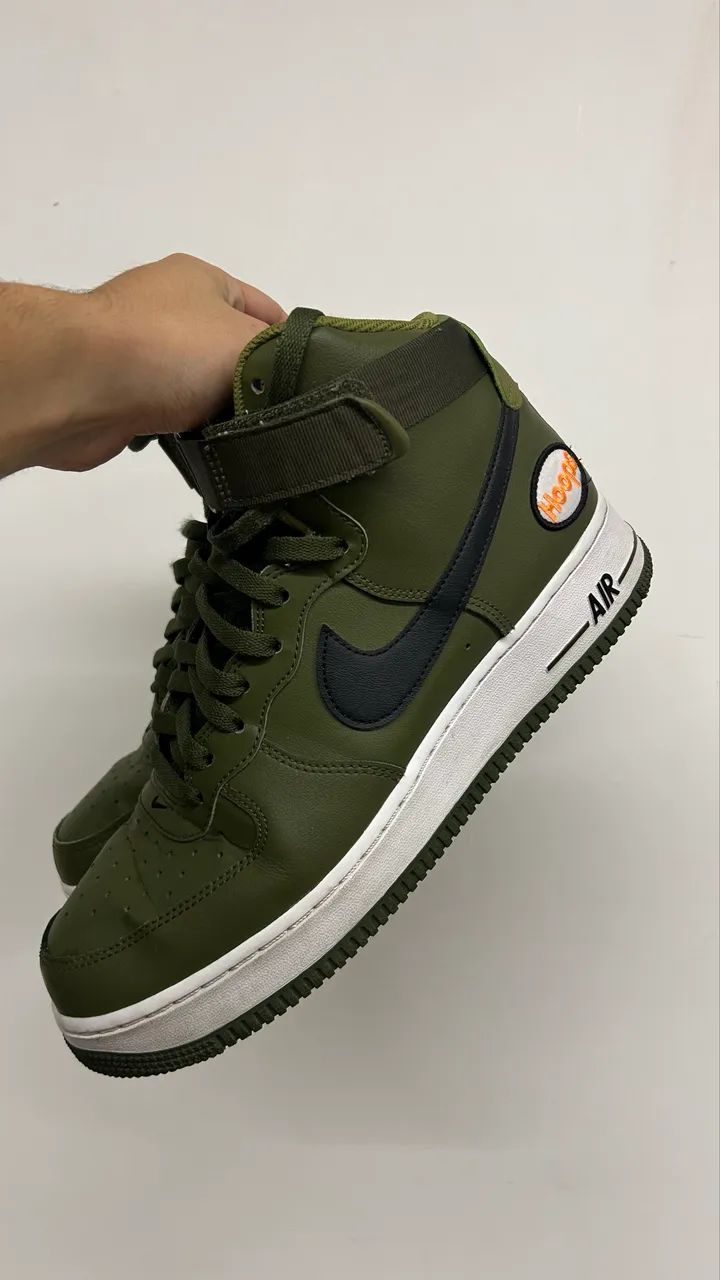 Nike Air Force 1 High Olive Hoops Pack - Tam. 42  - Foto 2