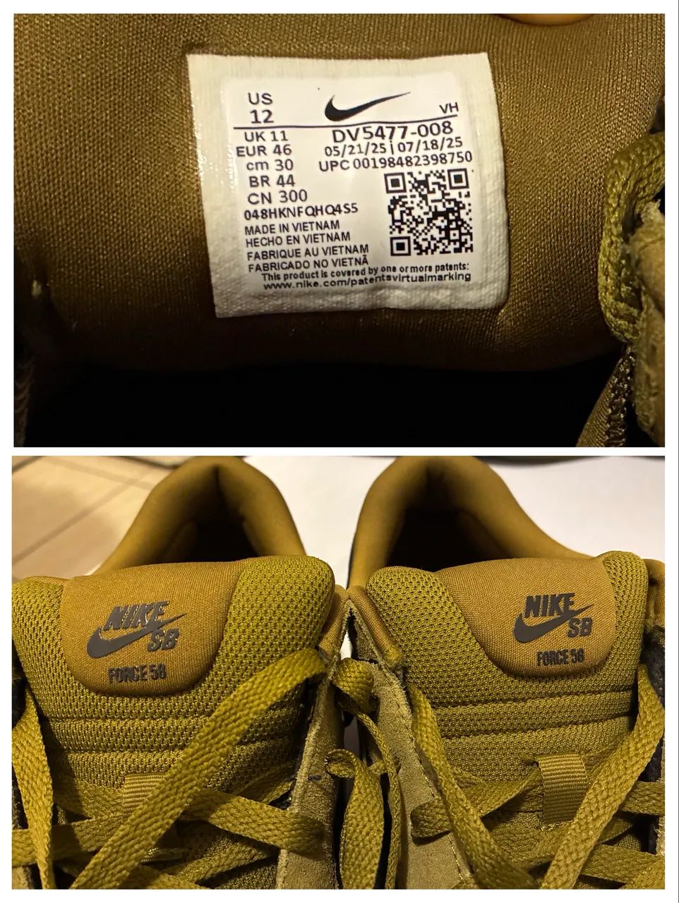 パーツ xsxo_07 Tênis Nike SB Force 58 Original - Tam. 44 - DV5477-008 - Calçados