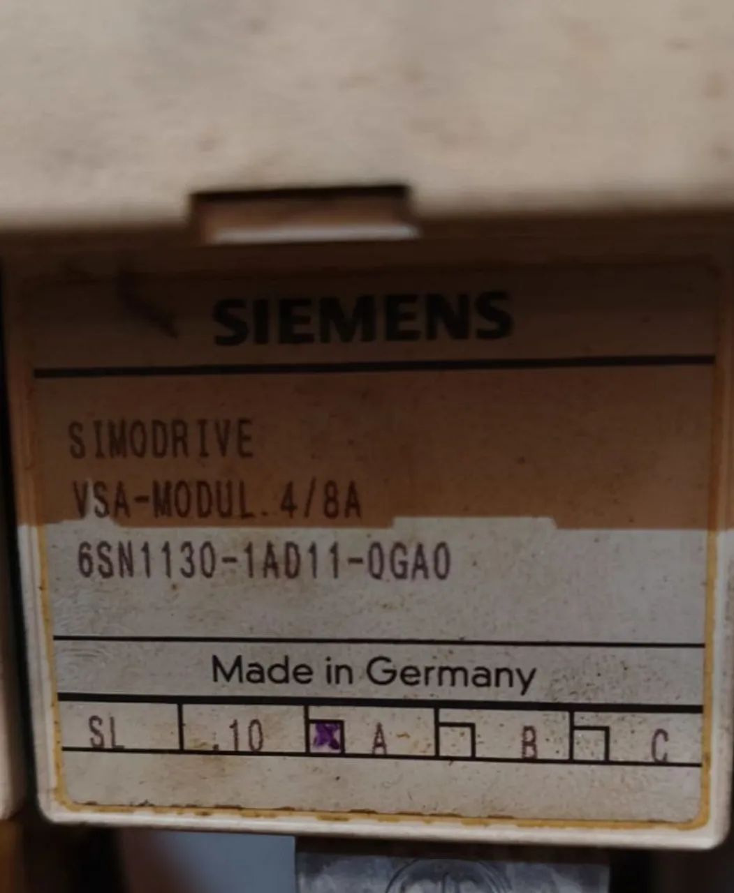 Simodrive ( drive e motor eixo X ) - Foto 5