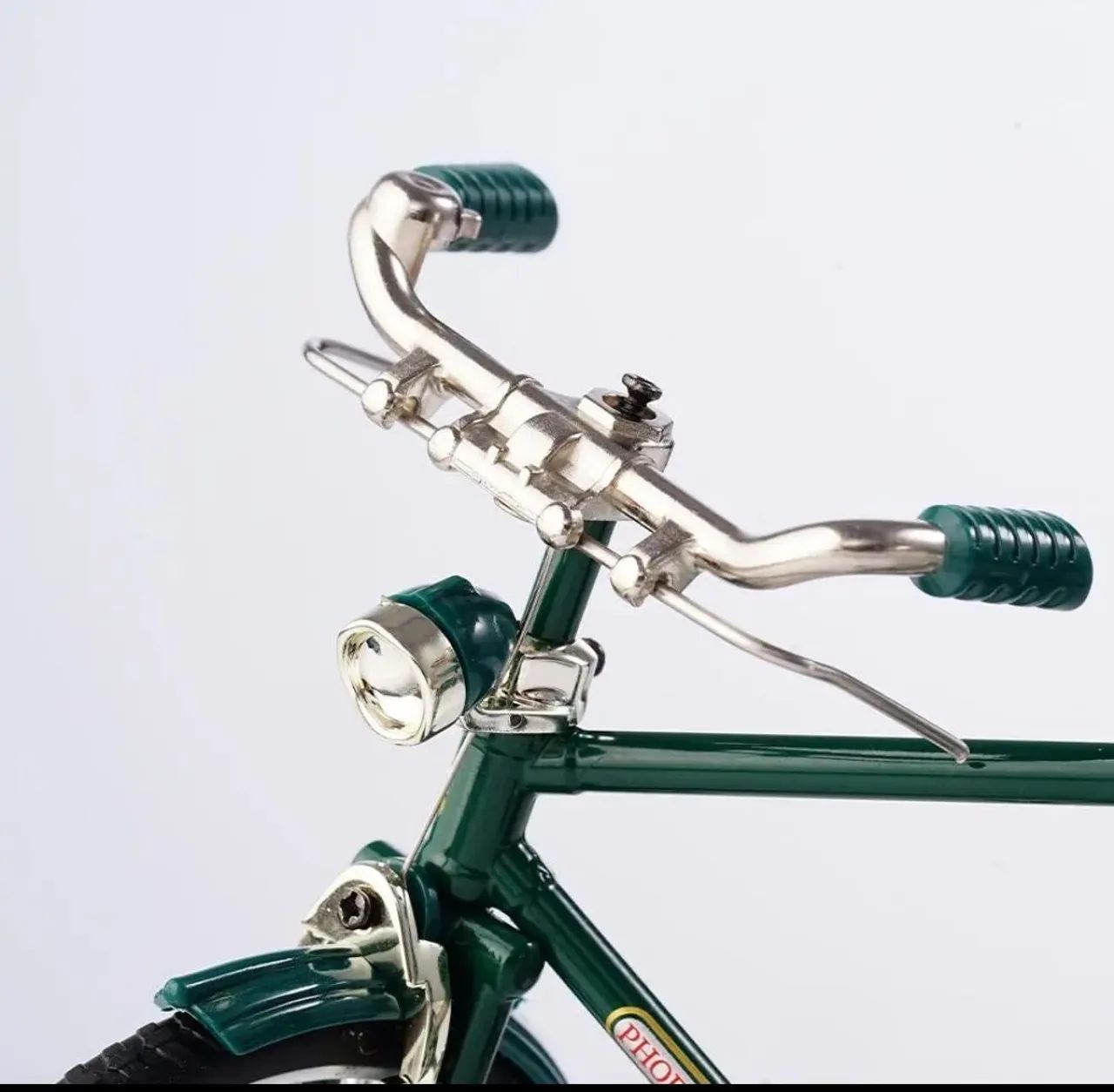 Bicicleta Clássica Miniatura em Metal (Montada - Preta) - Foto 3