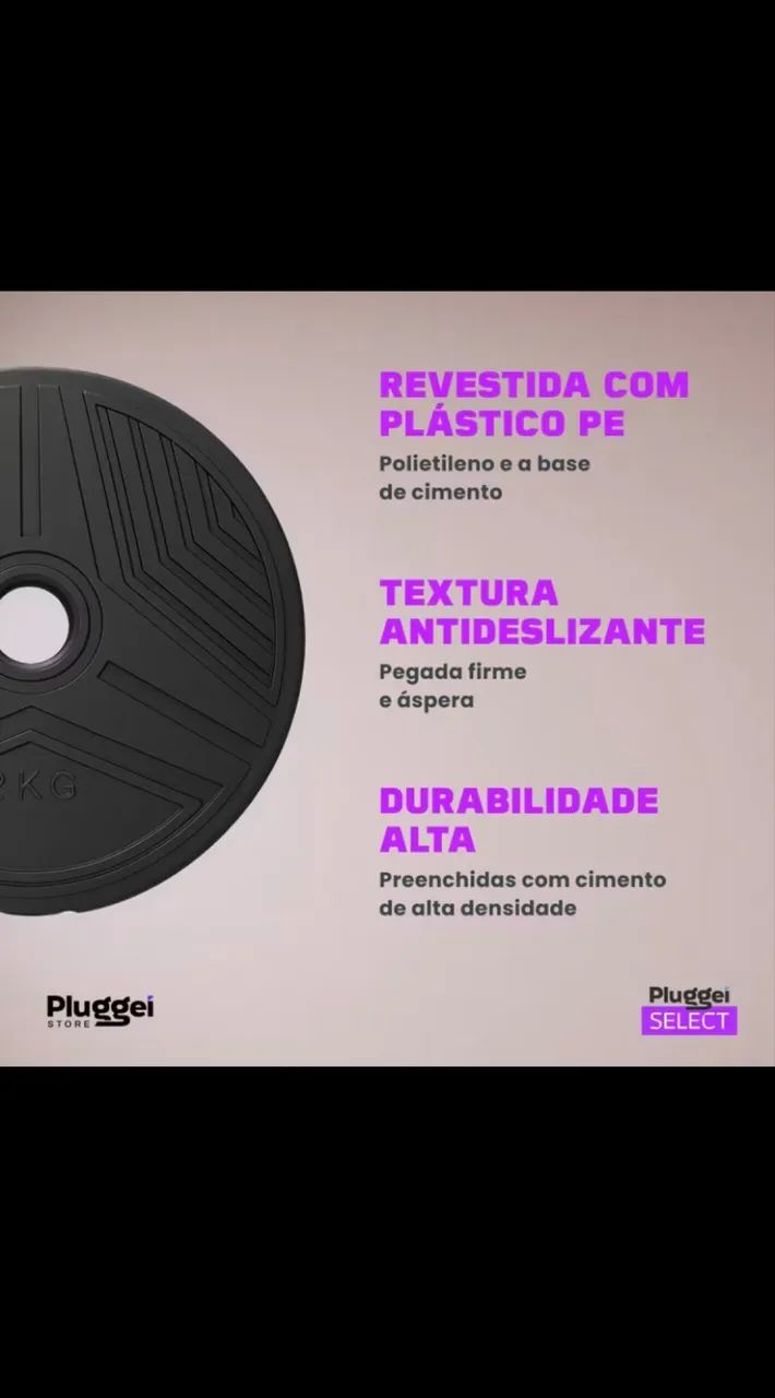 Pesos para treino 20kg total  - Foto 3