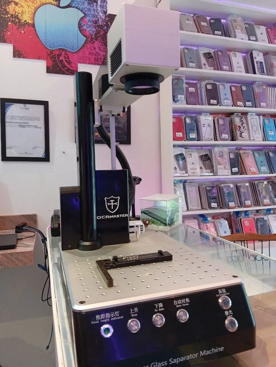 Máquina de marcação a laser