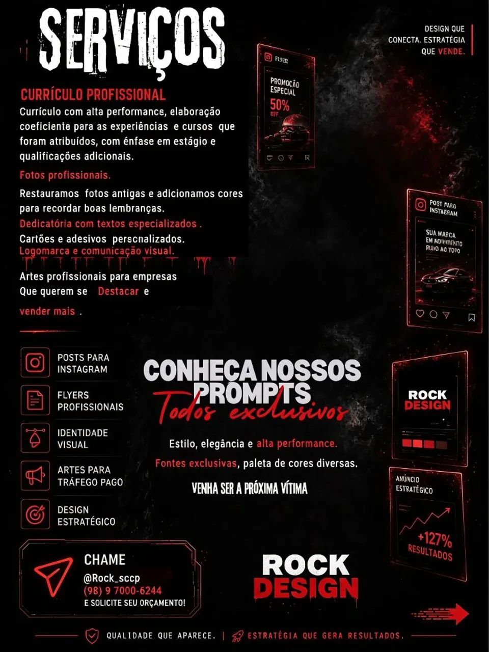 Artes visuais, banner, flyer e currículo profissional 