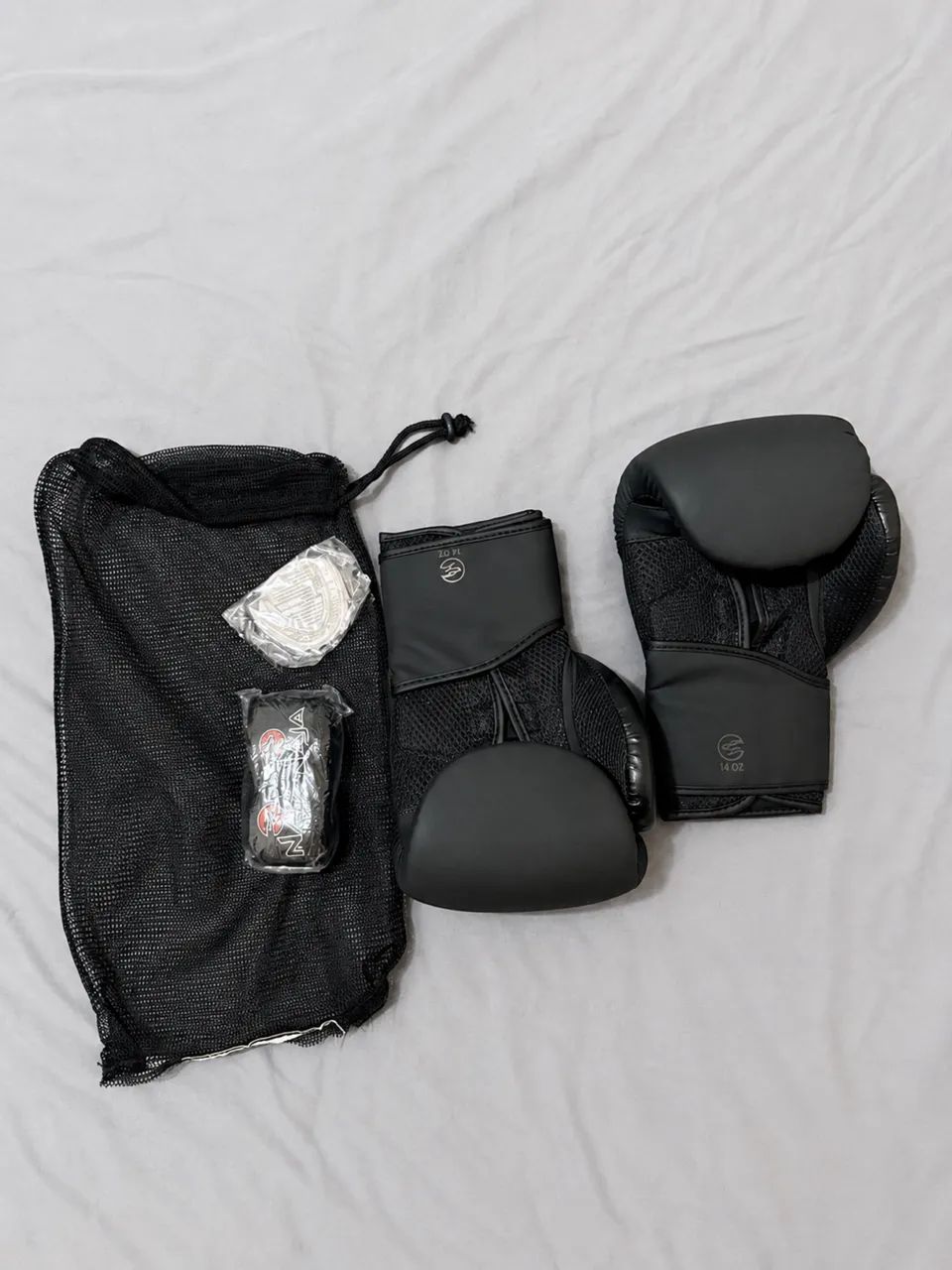 Kit de luva de boxe 