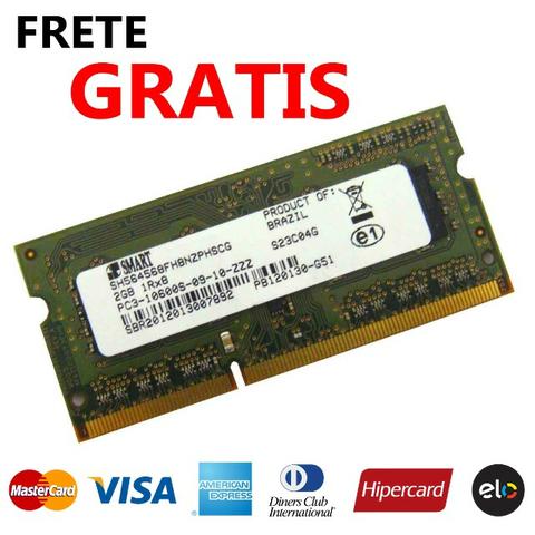 Memoria 2gb 1333mhz Pc3-10600 Ddr3 Sdram Notebook