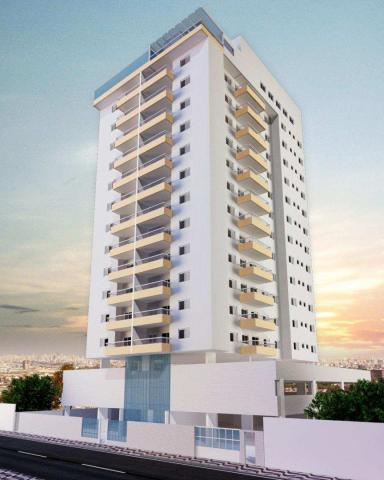 Apartamento com 2 dormitórios à venda, 58 m² por R$ 299.700,00 - Canto do Forte - Praia Gr - Foto 6