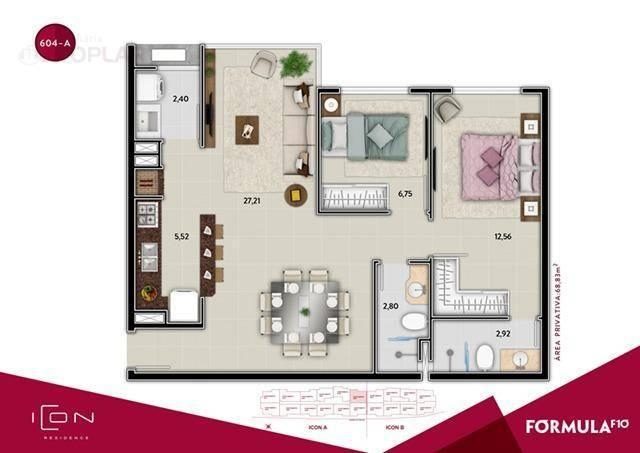 Apartamento com 2 dormitórios à venda, 58 m² por r$ 520.899,49 - centro - balneário cambor - Foto 12