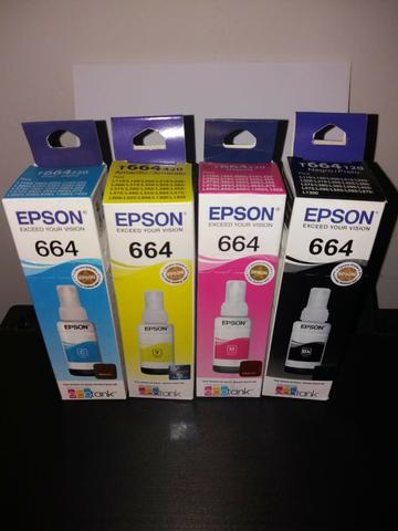 Kit .Tintas, Refil, Corante, Epson 664 Original Embalados A Vacuo - Foto 4