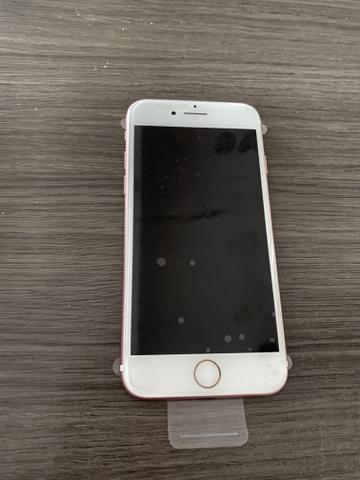 IPhone 7 128 semi novo Rose sem detalhes Parcelo no Cartão - Foto 5