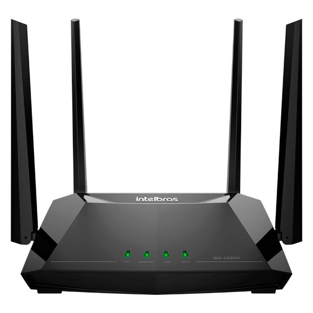 Roteador Dual Band Wi-Fi 5G W5-1200g Ac 1200mbps 4 Portas Gigabit Intelbras - Foto 2