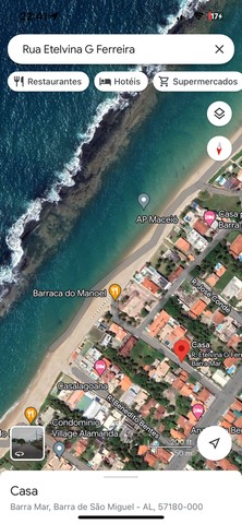 Alugo Casa na Barra de São Miguel - 6 suítes - acesso exclusivo à praia que fica à 50m  - Foto 2