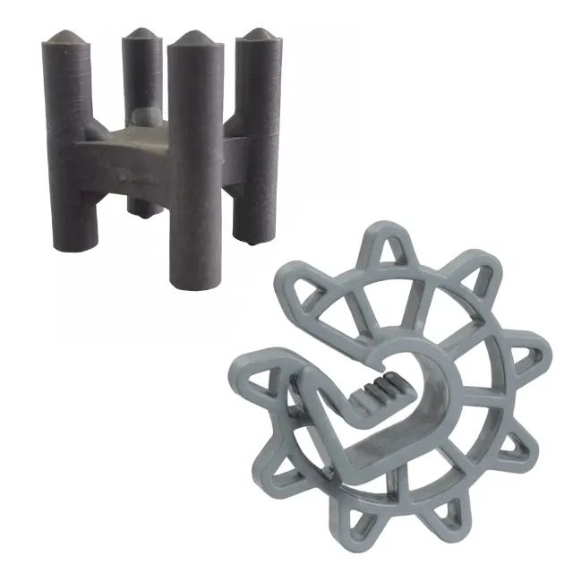 Espaçador Plástico Ferragem Roseta e Cadeirinha Concreto 1000 unidades 2,5 Ou 3cm