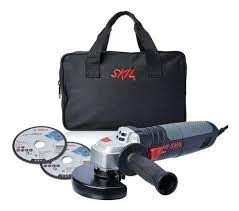 Esmerilhadeira angular Skil Metal 9004AV de 50 Hz/60 Hz preta 830 W 220 V + acessórios - Foto 2