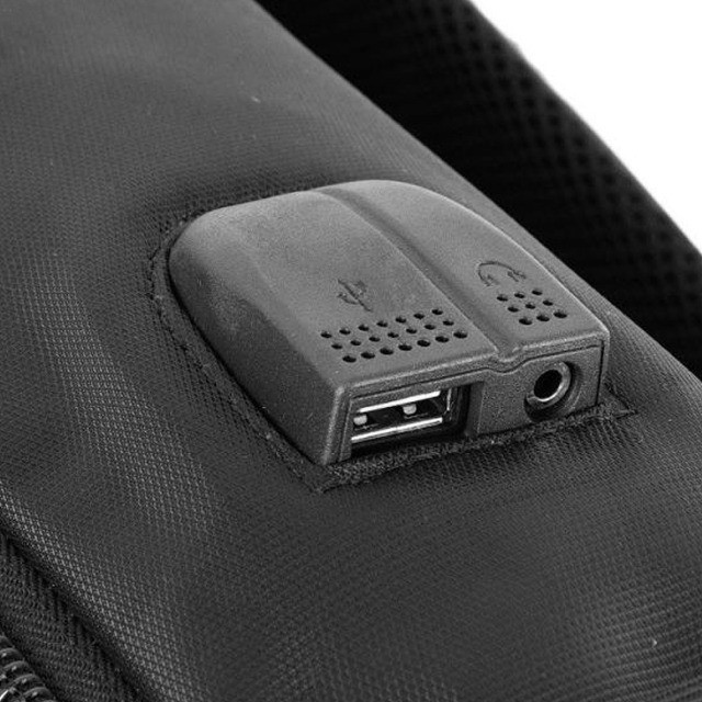 Bolsa Mochila de Couro Universitária Feminina Masculina Grande Reforçada Com Cabo De Aço - Foto 4
