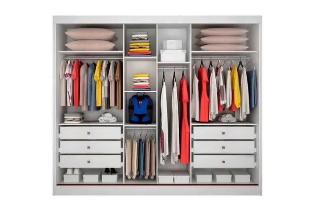 Guarda Roupa DIAMOND C/ 3 ESPELHOS  r33 - Foto 3