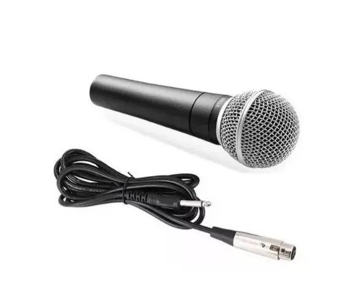 Microfone com Fio 5m Profissional LE-903 5 metros karaoke  - Foto 3