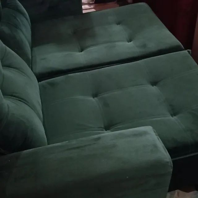 Sofá retrátil não reclinável 1.63larg.de 1.699 por 699,99 peça de