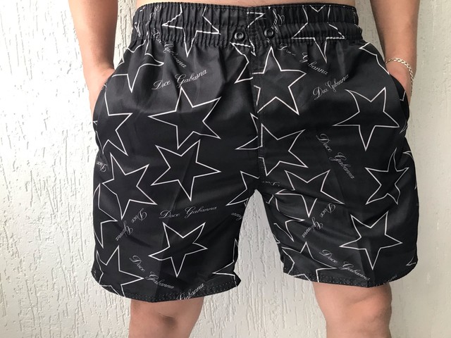Bermuda tectel masculina short liso e estampado moda praia  - Foto 3