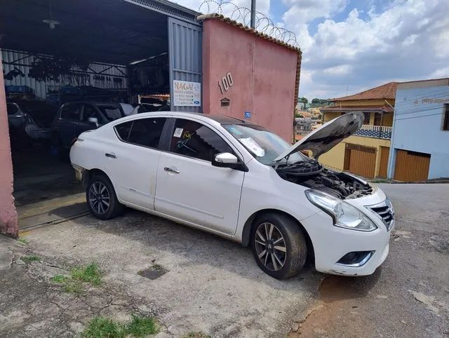 Nissan Versa Autom Tico Sucata Para Retirada De Pe As Originais Carros Vans E