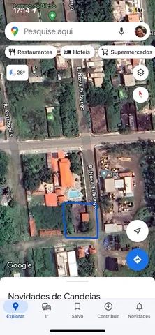 Terreno em candeias 450 m2, nascente, esquina, todo murado, com 73,5 m2 de área construída - Foto 11