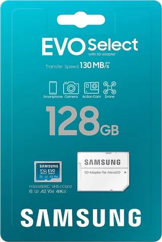 Samsung Evo Select Microsd-memory-card + Adapter, 128gb  - Foto 3