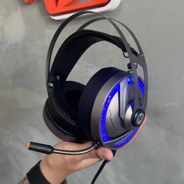 Fone Gamer com Microfone Mox MO-GH710 RGB com Iluminação LED - Foto 6