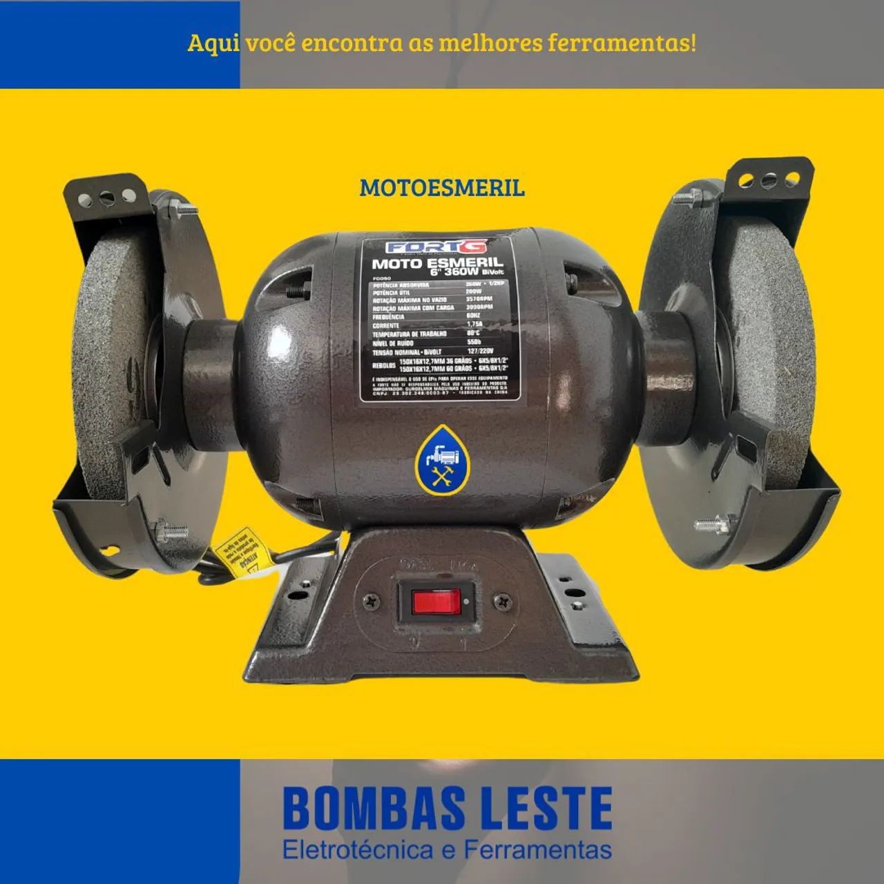 Motoesmeril 6" 360W Bivolt