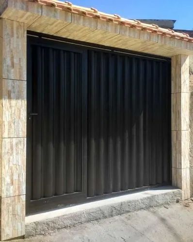 PORTAS EM ALUMÍNIO PRETO FOSCO BRANCO  - Foto 5