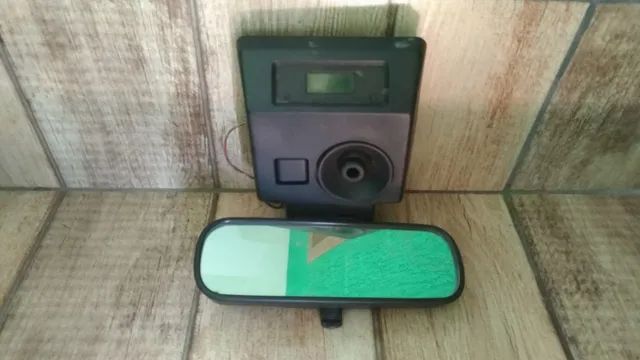 Retrovisor Teto Interno/Relógio Fiat Uno/Fiorino - Foto 3