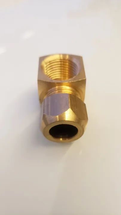 Niple Adaptador 90° para instalação de gás (original Brastemp W10761242) - Foto 4