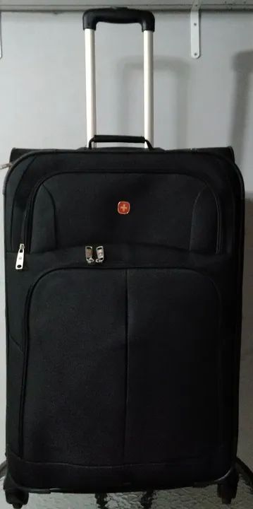 Mala de Viagem Preta - Grande - Excelente Estado - Foto 5
