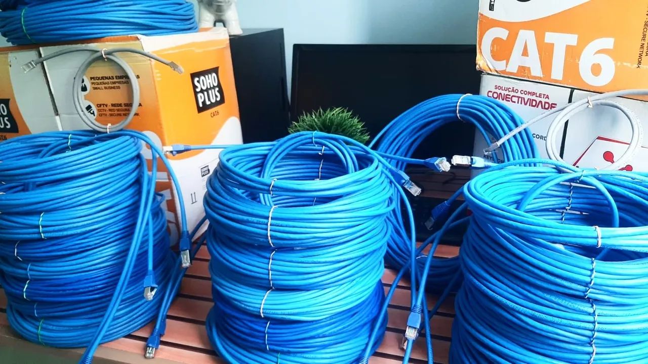 Cabos de rede para PC, PS4, PS5, Xbox, câmeras, tv e muito mais! - Foto 5