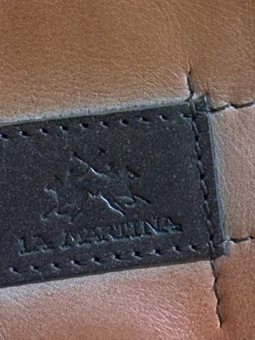 BOLSA EM COURO LÁ MARTINA  SEMINOVA - Foto 5