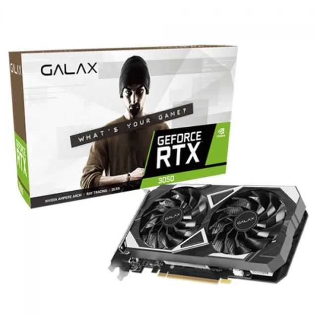 Placa De Vídeo Geforce Ddr6 06Gb/096 Bits Rtx 3050 Ex Galax, 2 Fans, Displayport, Hdmi, 35
