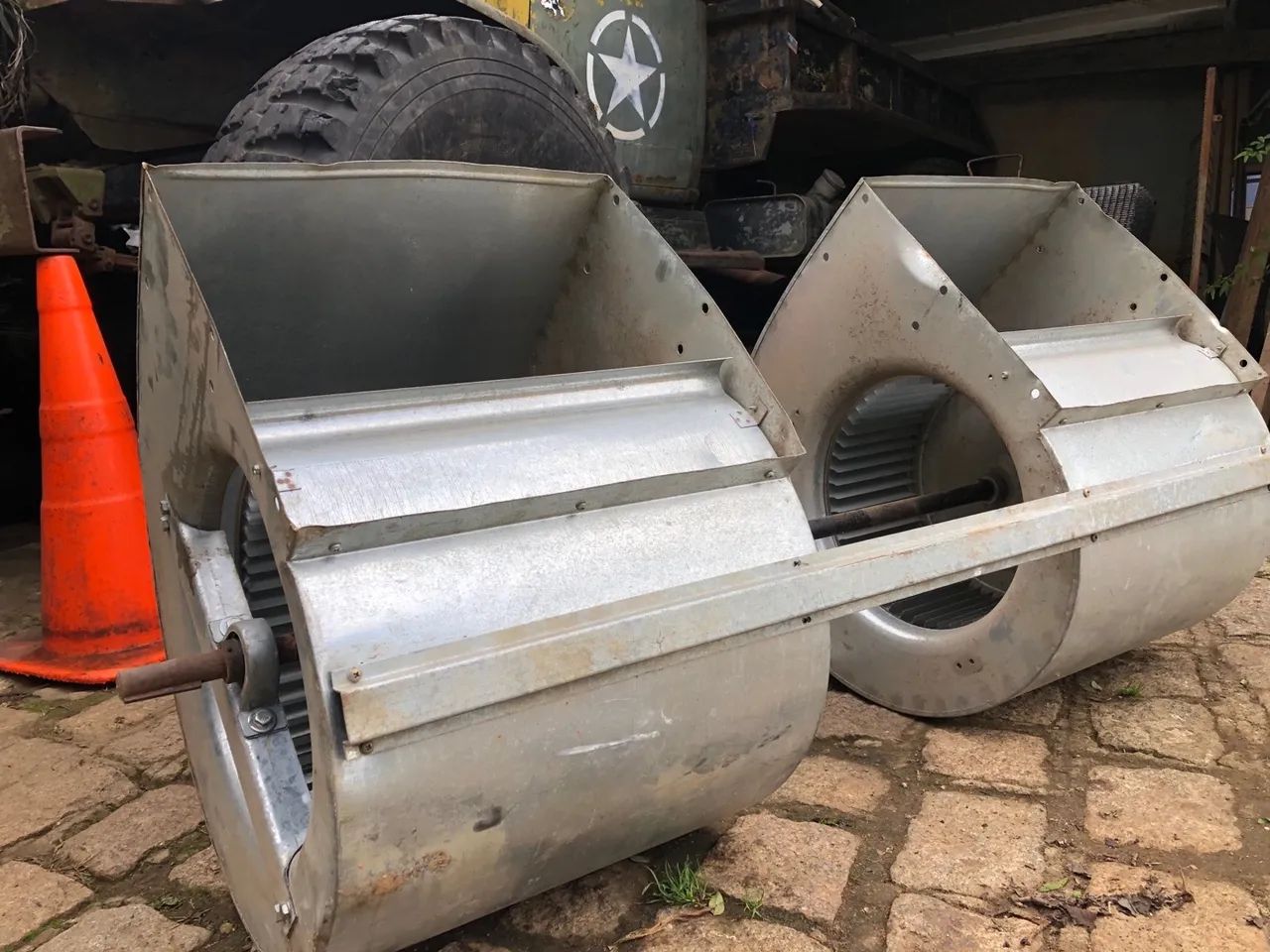 Exaustor centrífugo duplo