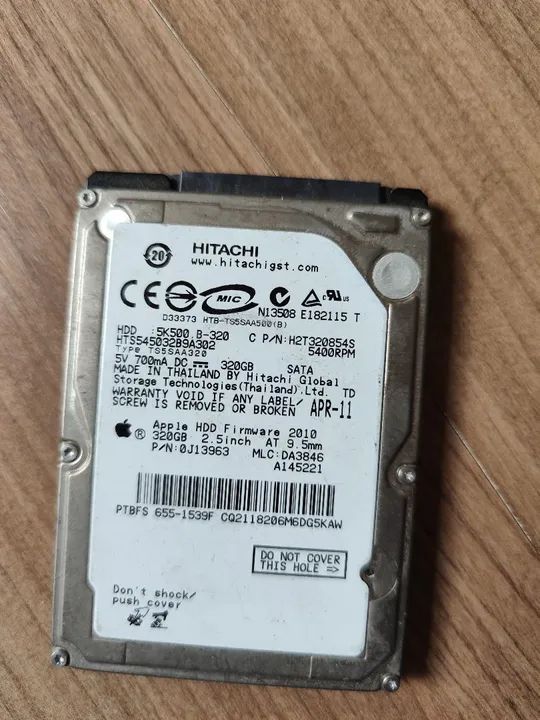 HD Hitachi 320GB SATA 2.5''