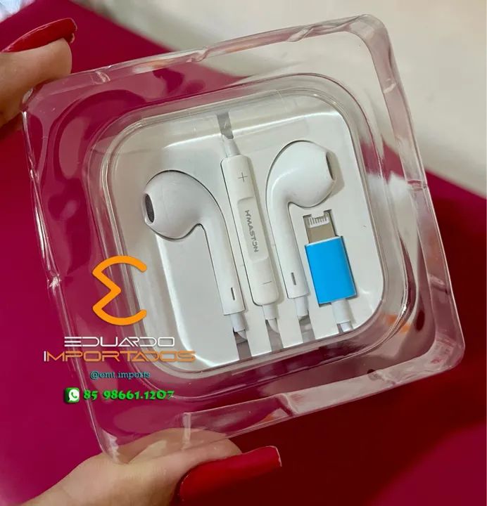 Fone de Ouvido com Fio - Ear 7 para iPhone  - Foto 4