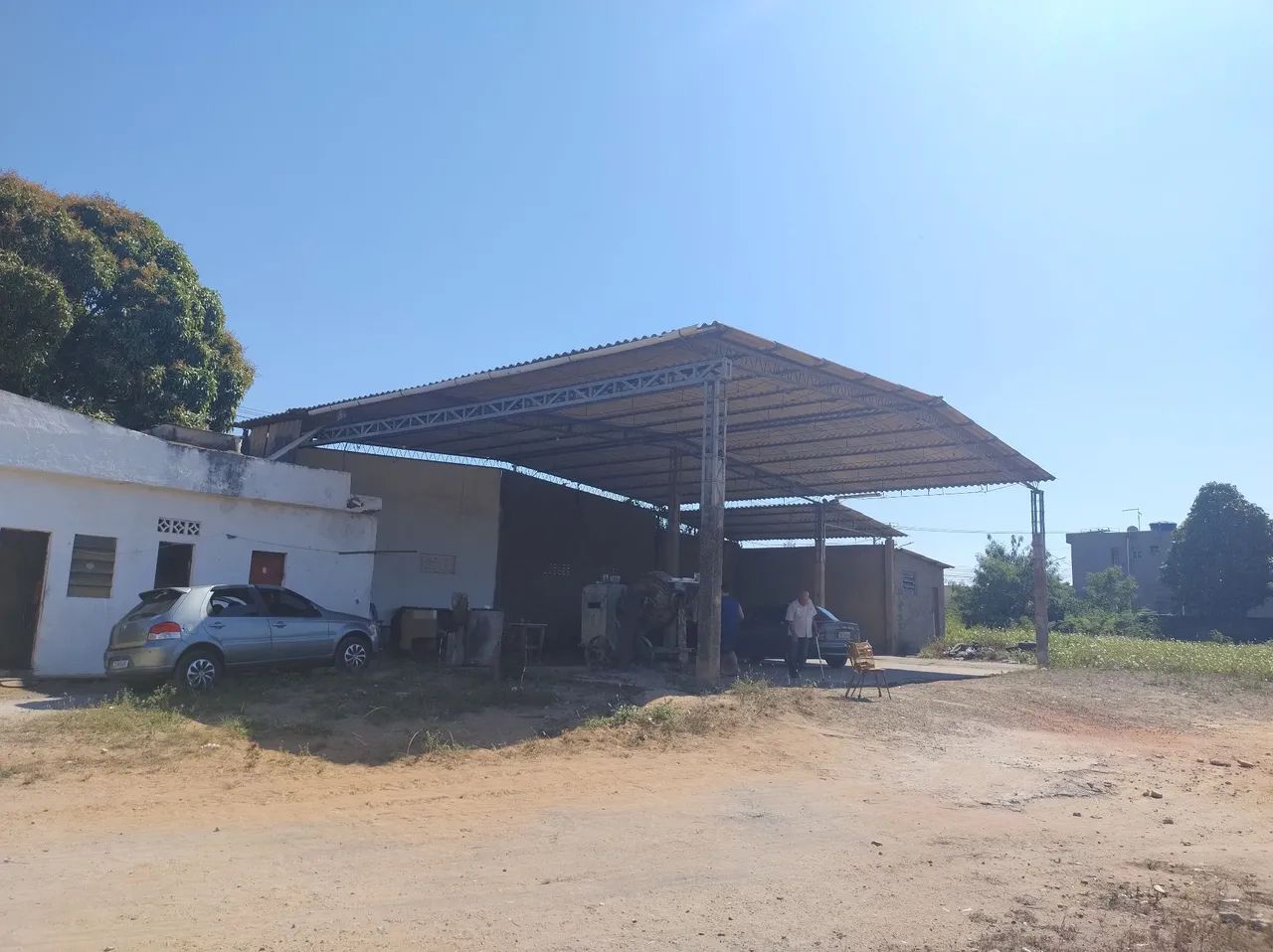 Estrutura  metálica com telhas de amianto - Foto 2