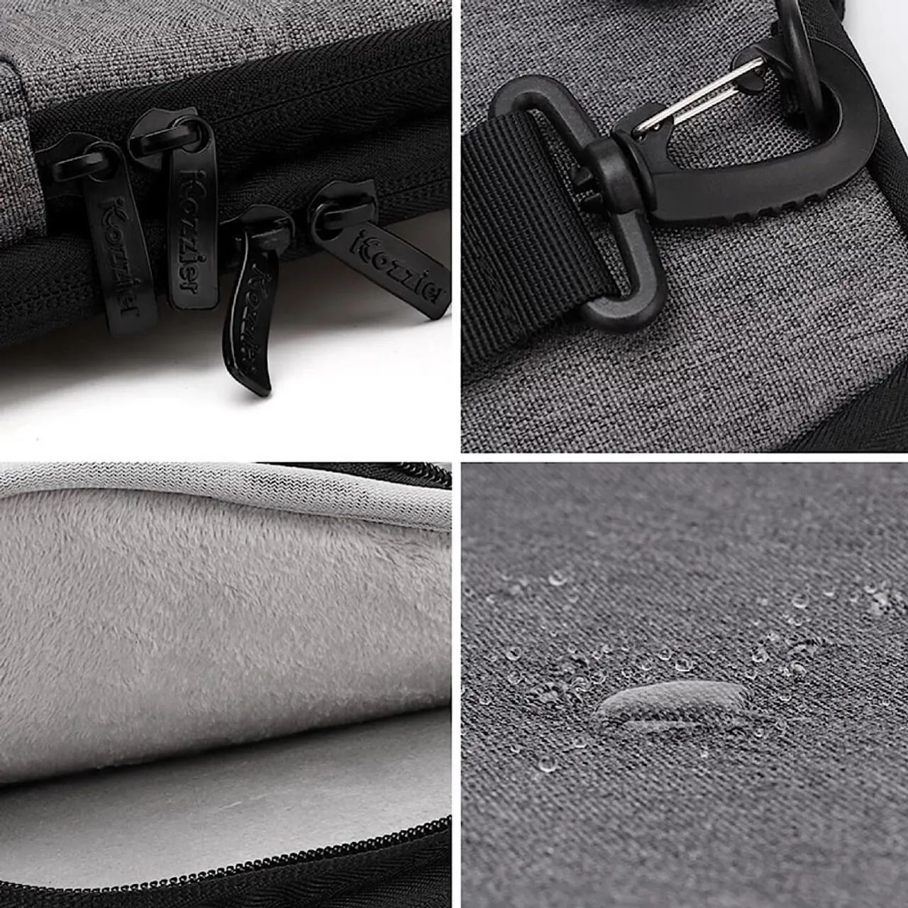 Bolsa MacBook Notebook IPad Slim Pasta Bag Case Proteção Água Veludo - Foto 5