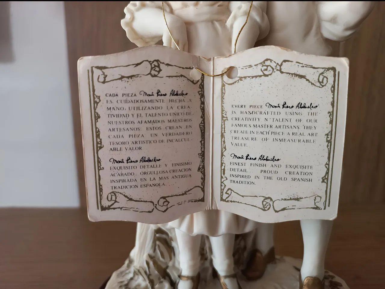 Escultura de arte Monti Piero Alabastro  - Foto 4