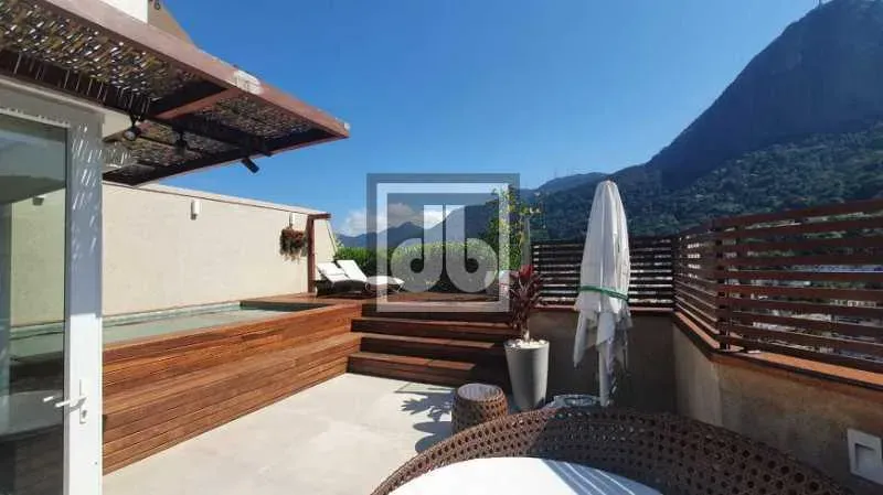 Lagoa!! Fantástica Cobertura Vista Lagoa,.com 4 Quartos e 8 banheiros, 472 m² , Piscina ,