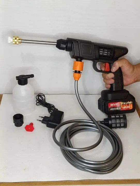 Lavadora Portátil Alta Pressão 21v a bateria  - Foto 2