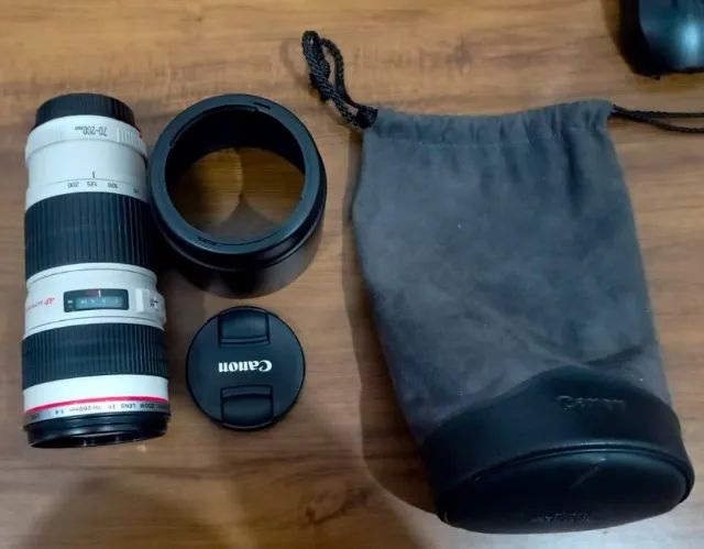 LENTE CANON - EF 70-200mm f/4L IS USM - Foto 3