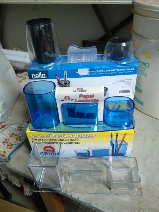 Porta Clips, Porta Lápis, Organizadores de mesa