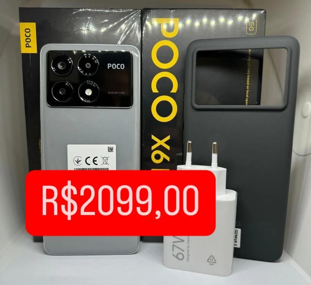 POCO X6 Pro 512/12 Gb Ram 64MP OIS Novo - R$2099,00