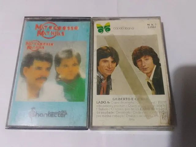 Fitas cassete antiga  sertanejo 10 cada