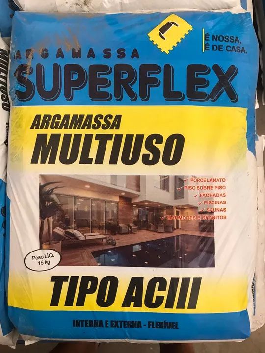 Argamassa Superflex AC2 R$ 11,99 AC3 23,99 - Foto 3