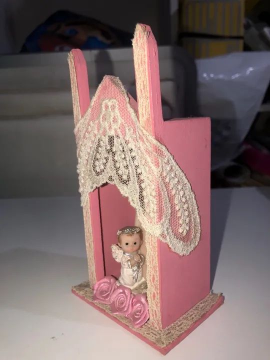 Mini capela decorativa cristã  - Foto 3